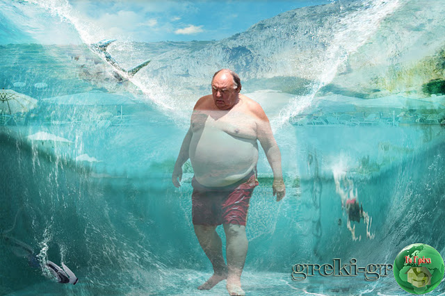 Η λίμνη της Βουλιαγμένης… δεν άντεξε το μέγεθός του!!!